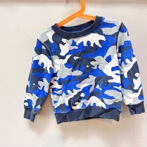 Mini‎ Boden Boys Animal Camouflage Sweatshirt 4-5Y